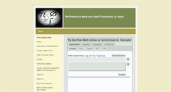 Desktop Screenshot of mathmatik.com